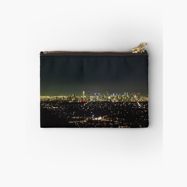 Item preview, Aerial shot of glowing lights of Melbourne City and suburban sprawl at night designed and sold by James-Cole.