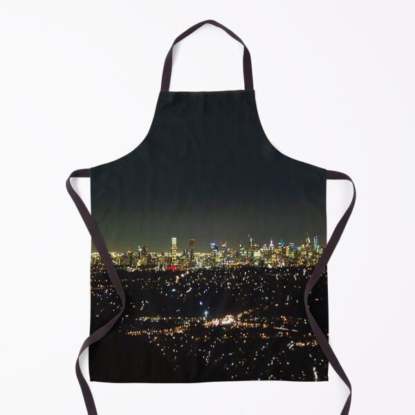 Item preview, Aerial shot of glowing lights of Melbourne City and suburban sprawl at night designed and sold by James-Cole.