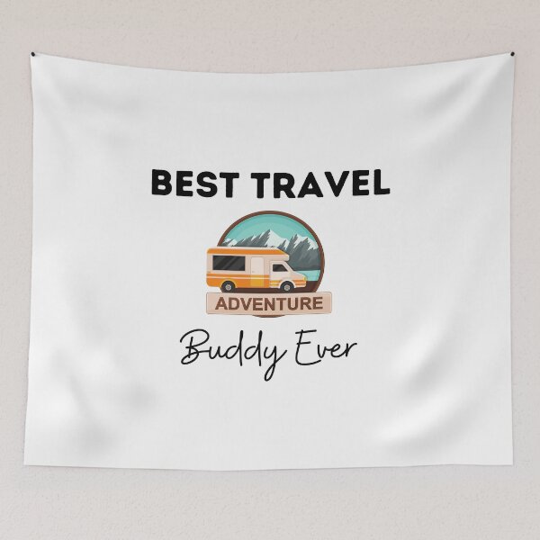 Item preview, Best Travel Buddy Ever designed and sold by CreativeMansion.