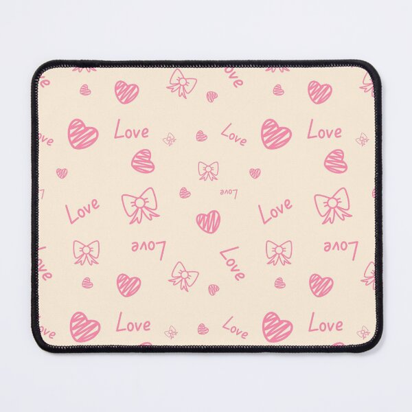 Item preview, Love Pink Bow Pattern designed and sold by Cutecy.