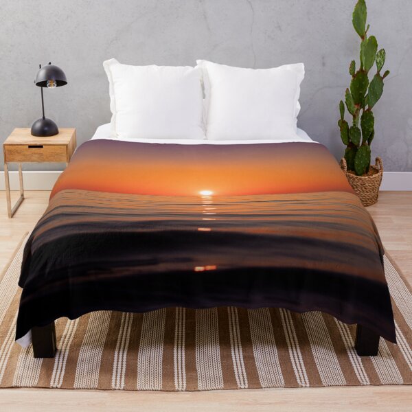 Item preview, Distant Sun setting in clear skies over a calm and serene ocean of perfection designed and sold by James-Cole.
