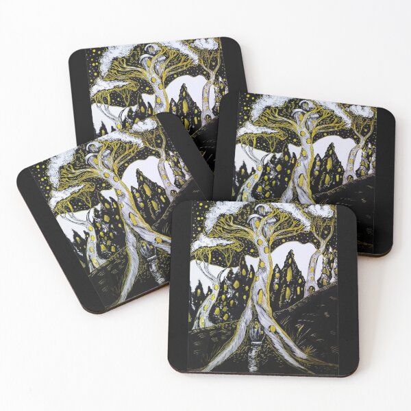 Item preview, Cartel de viaje de Tree Home, con texto designed and sold by Brooksie Fontaine.