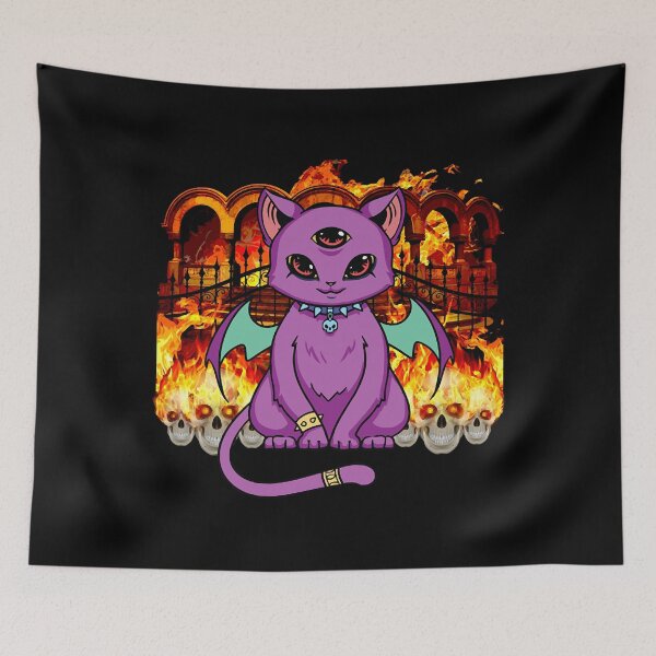 Item preview,  Cat in Hell Goth designed and sold by fefego818x.