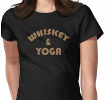 whiskey and yoga t shirt