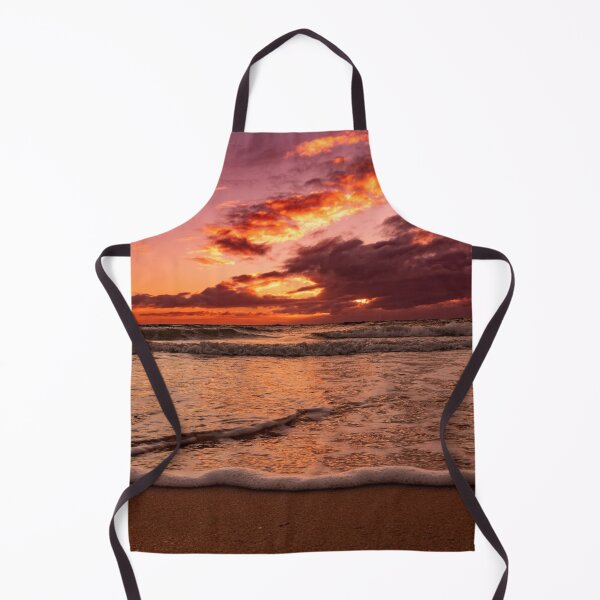 Item preview, A beach view beautiful sunset overlooking the dramatic clouds and sea from ground level designed and sold by James-Cole.
