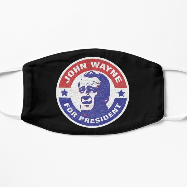 John Wayne For President Flat Mask