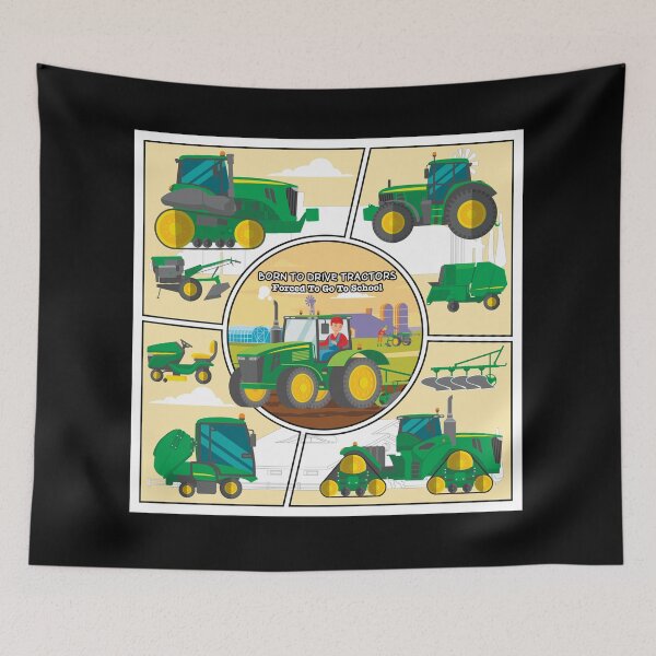 Item preview, Born To Drive Tractors Forced To Go To School designed and sold by damithez.