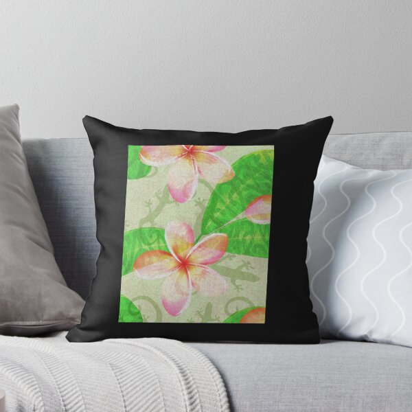 Item preview, Polynesian Plumeria Tapa Print designed and sold by CorentinTolisso.