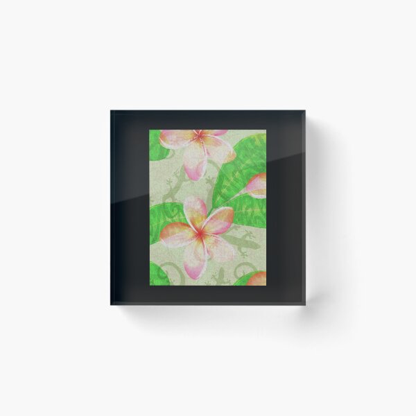 Item preview, Polynesian Plumeria Tapa Print designed and sold by CorentinTolisso.