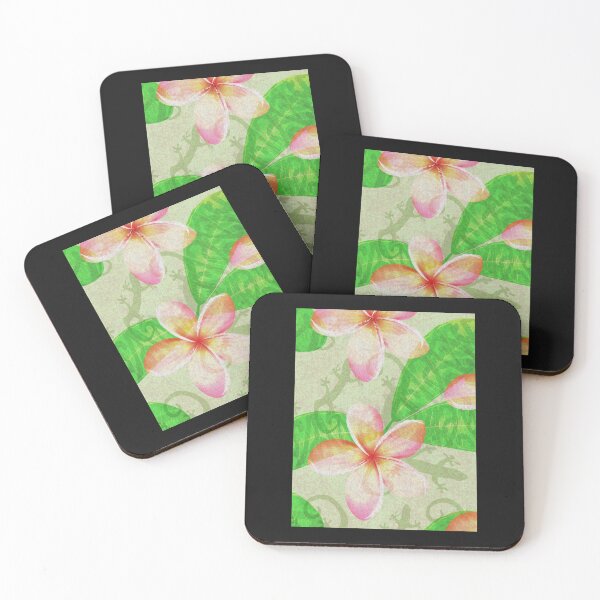 Item preview, Polynesian Plumeria Tapa Print designed and sold by CorentinTolisso.