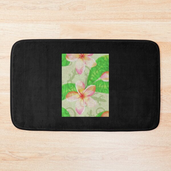 Item preview, Polynesian Plumeria Tapa Print designed and sold by CorentinTolisso.