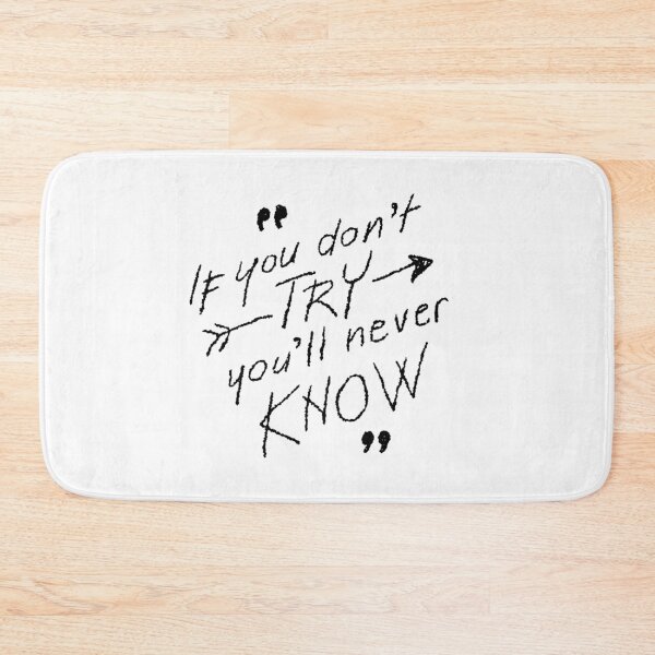 Item preview, If you don't try you will never know motivational quote designed and sold by nerdgurllreadz.