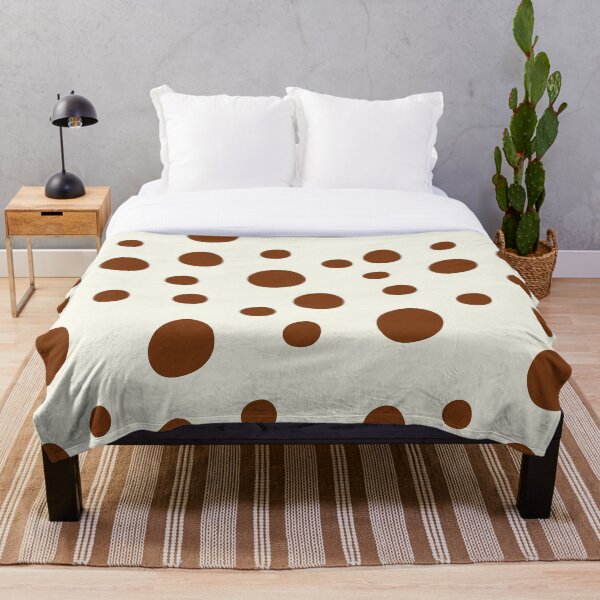 Item preview, Irregular polka dots pattern on cream color background designed and sold by Giree07.