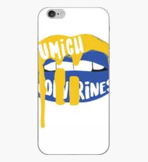 University of Michigan Lips iPhone Case