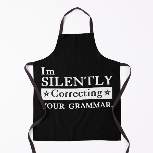 Item preview, I'm Silently Correcting Your Grammar Text Retro For Grammar Lovers designed and sold by Waleedabbasltd.
