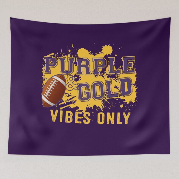 Item preview, Purple & Gold Game Day For High School Football Group Fans designed and sold by bucktundBr.