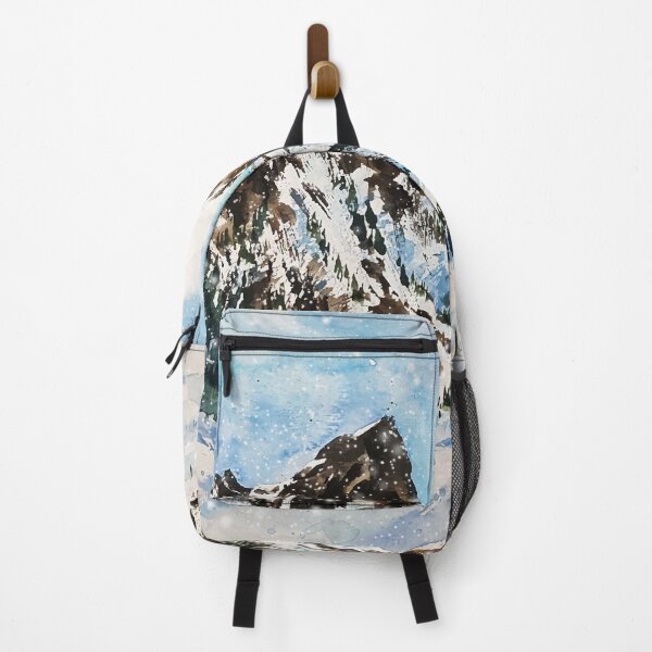 Item preview, Watercolor Snowy Mountain Range designed and sold by Vector Scout Lab.