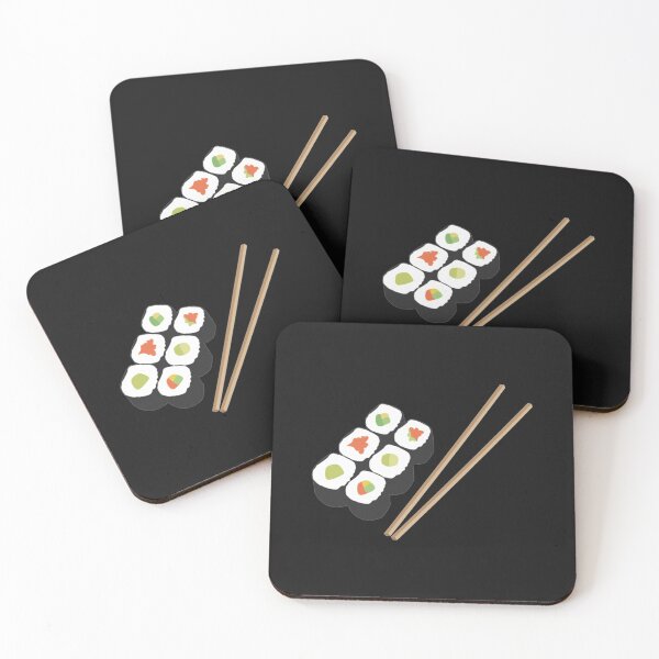 Item preview, Sushi rolls with chopsticks designed and sold by CorentinTolisso.