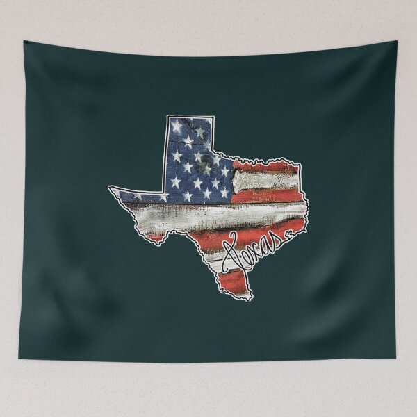 Item preview, Texas State Outline Flag USA designed and sold by CorentinTolisso.