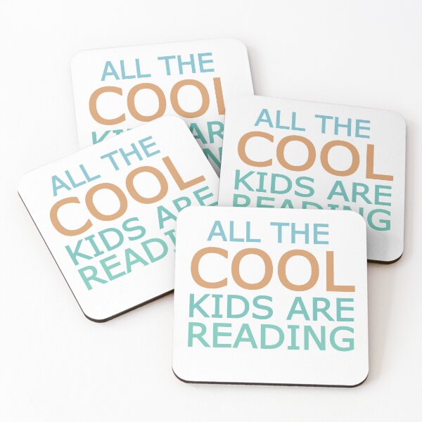 Item preview, ALL THE COOL KIDS ARE READING designed and sold by Marakstore.