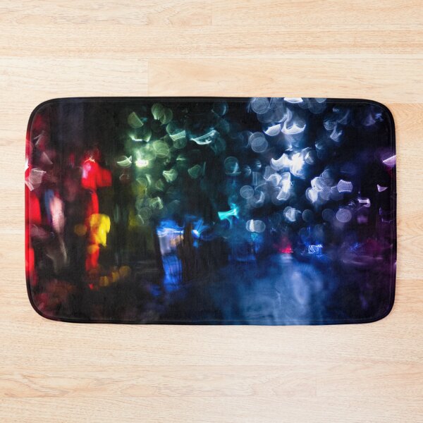 Item preview, Blurry city lights at night distorted through a rainy windscreen designed and sold by James-Cole.