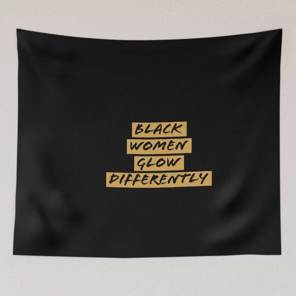Item preview, black women glow differently designed and sold by Mariocii.