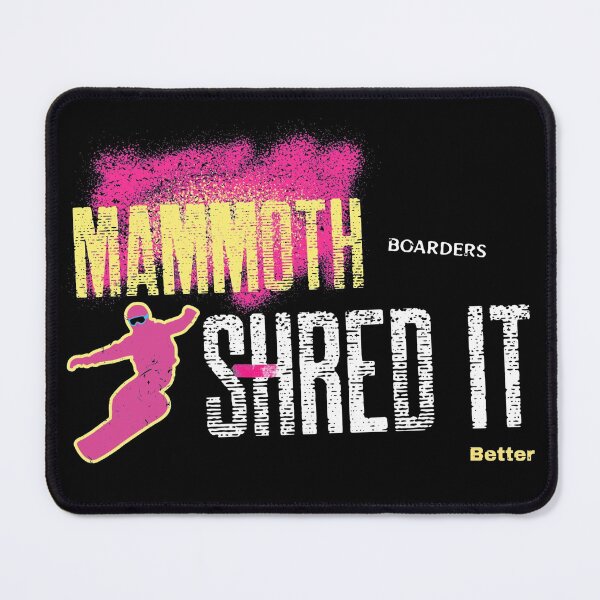 Item preview, Mammoth Mountain | Shred It Snowboarder design designed and sold by HROC.