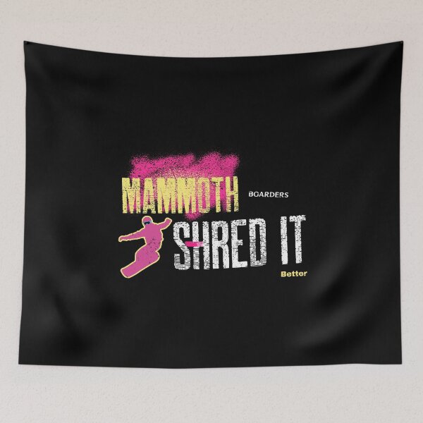 Item preview, Mammoth Mountain | Shred It Snowboarder design designed and sold by HROC.