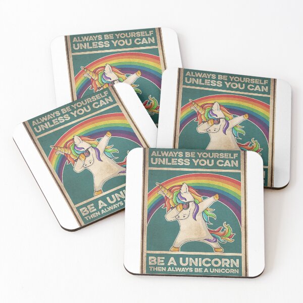 Item preview, Always Be Yourself Unless You Can Be A Unicorn Rainbow Dabbing  designed and sold by SabineFBusch.