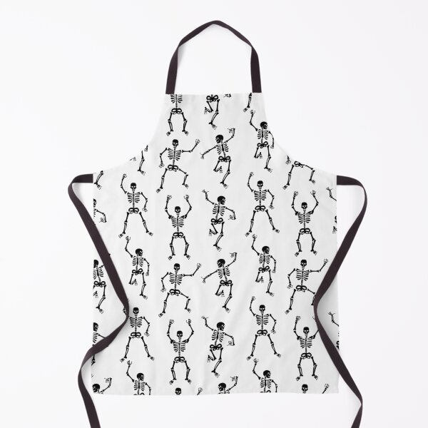 Item preview, black dancing skeletons designed and sold by Dustick.