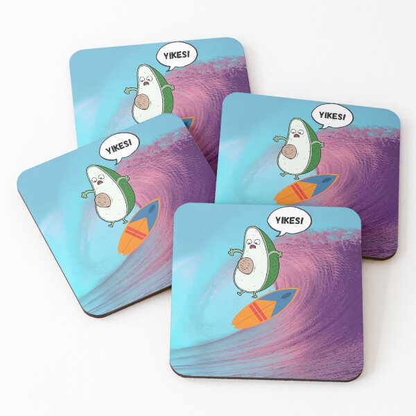 Item preview, Funny Avocado Surfing designed and sold by surprise-to-me.