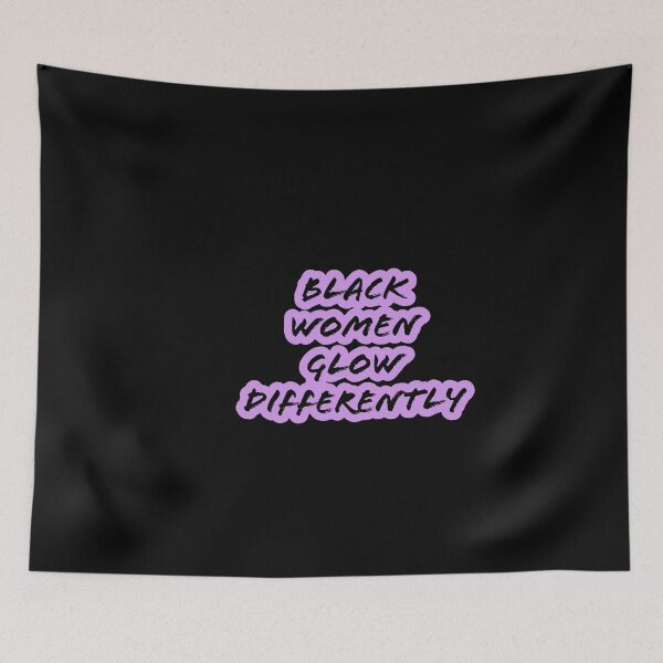 Item preview, black women glow differently designed and sold by Mariocii.