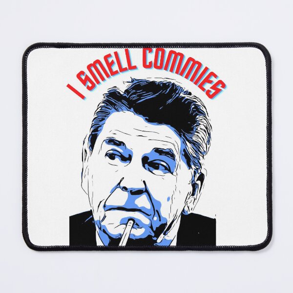 Item preview, I Smell a Commie I Funny President Ronald Reagan Political Humor. Parody and satire only. designed and sold by HROC.
