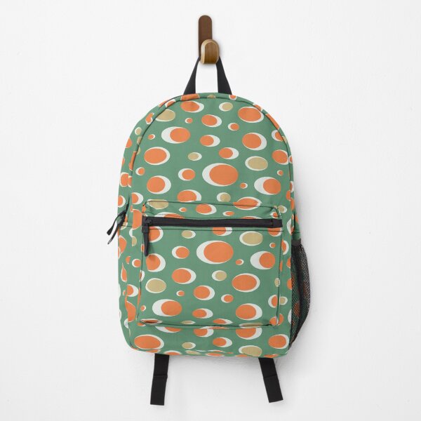 Item preview, Mid Century Mod Orange Bubbles on Sage Air designed and sold by FrancesPoff.