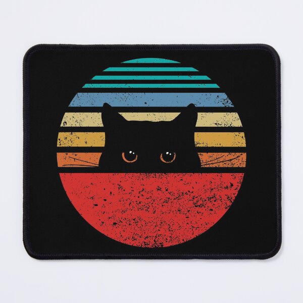 Item preview, Funny Black Cat Retro Style designed and sold by KA DESIGNS.