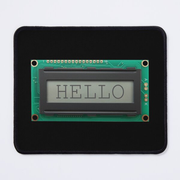 Item preview, Hello on an LCD Screen designed and sold by EdgyDesignForU.