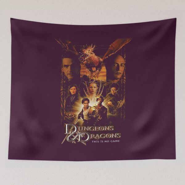 Item preview, D&D movie afis designed and sold by BarmyPrints.