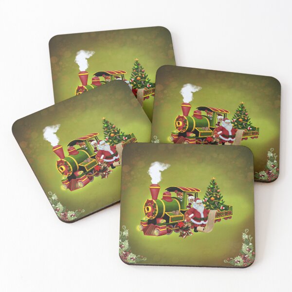 Item preview, Santa Claus with a train designed and sold by nicky2342.