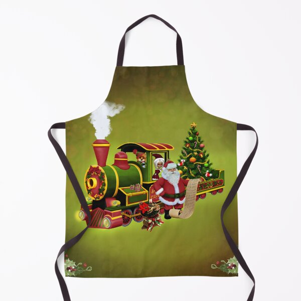 Item preview, Santa Claus with a train designed and sold by nicky2342.