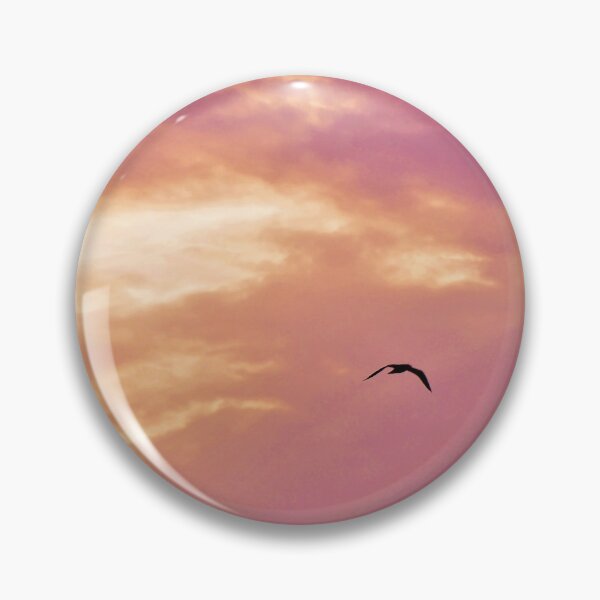 Item preview, Cute Flying Bird In The Pink Sky designed and sold by maisiriva.