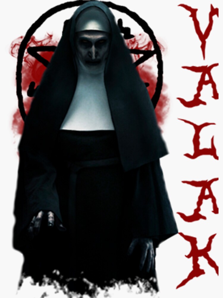 Movies Valak Sticker For Sale By Layoutland Redbubble