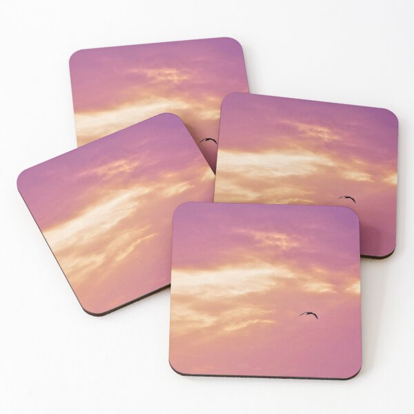 Item preview, Cute Flying Bird In The Pink Sky designed and sold by maisiriva.
