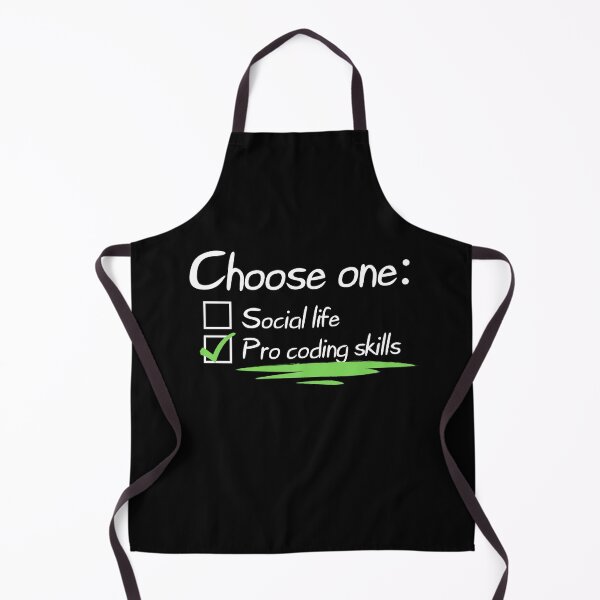 Item preview, Choose one: Social life or Pro coding skills - Funny designed and sold by Programmer's Life and Humor.