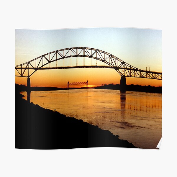Cape Cod Bourne Bridge Poster