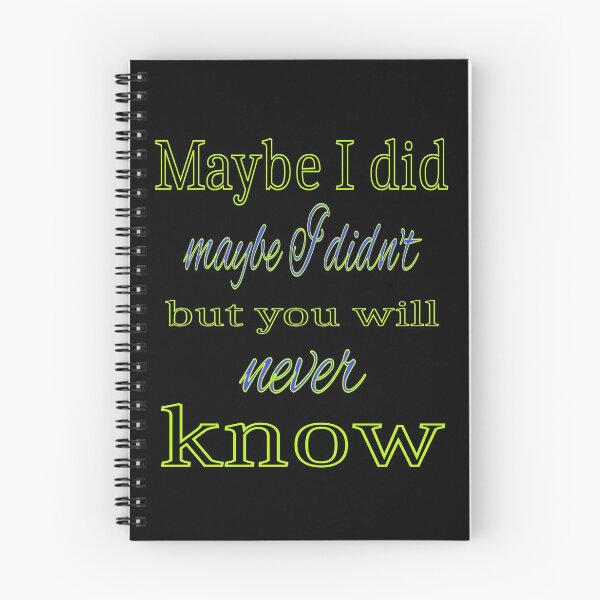 Item preview, maybe I did maybe I didn't designed and sold by CottagePop.