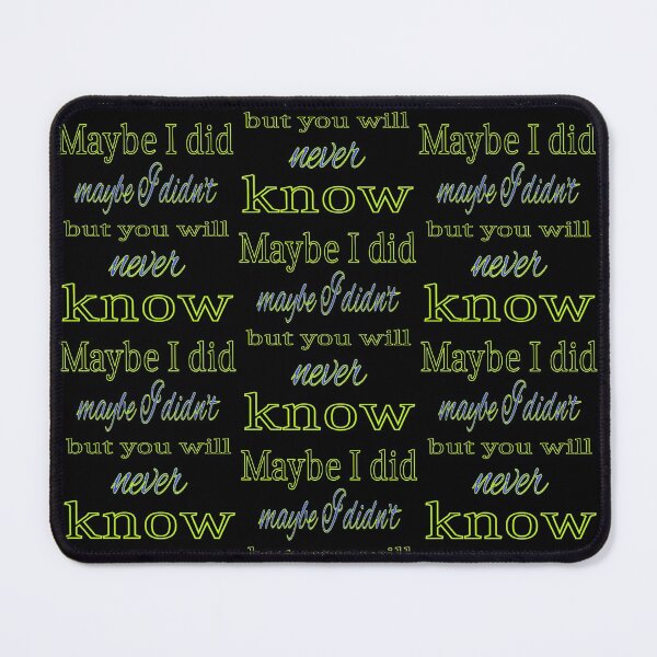 Item preview, maybe I did maybe I didn't designed and sold by CottagePop.