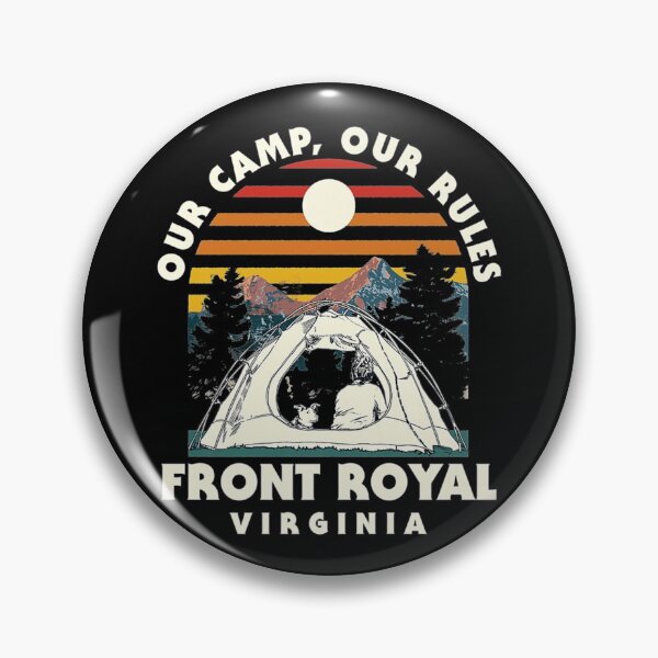 Item preview, Our Camp Our Rules Front Royal Camping Virginia Camper Premium  designed and sold by GerdaShop.