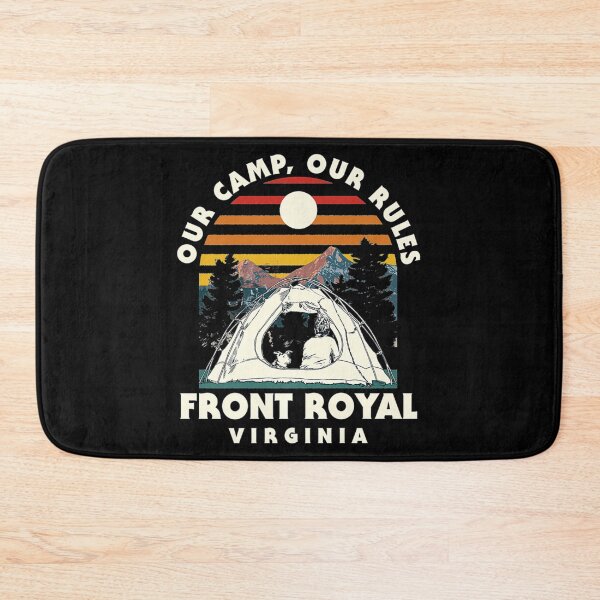 Item preview, Our Camp Our Rules Front Royal Camping Virginia Camper Premium  designed and sold by GerdaShop.