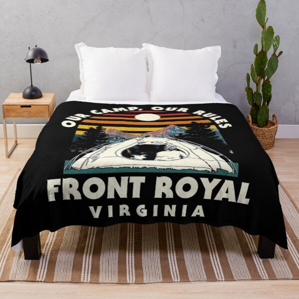 Item preview, Our Camp Our Rules Front Royal Camping Virginia Camper Premium  designed and sold by GerdaShop.