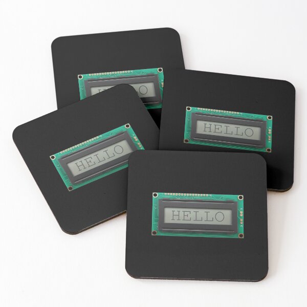 Item preview, Hello on an LCD Screen designed and sold by EdgyDesignForU.